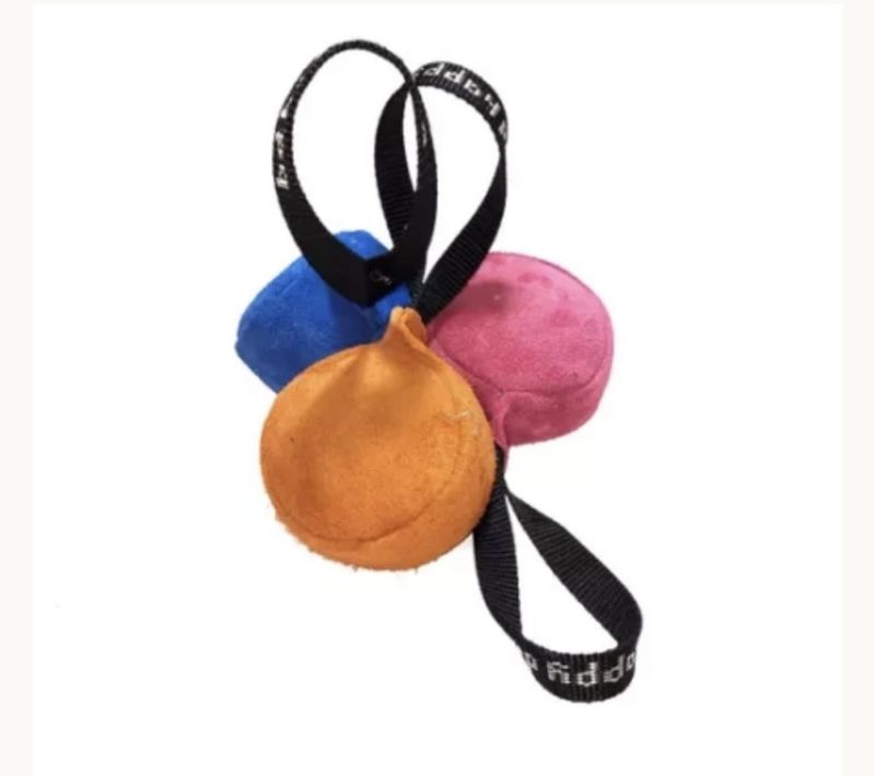 Puck i lær, 10 cm