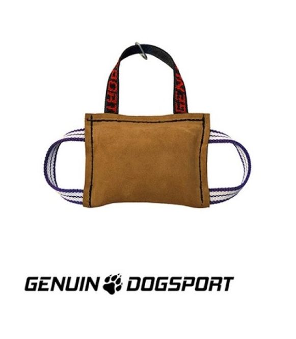 Hovedbilde Mini bitepute i lær, 16 x 10 cm