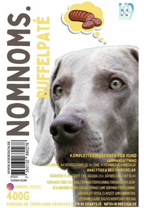 Hovedbilde Nom Noms Bøffelpatè, 400g