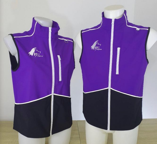 Hovedbilde Irondogline vintervest unisex, lilla/svart