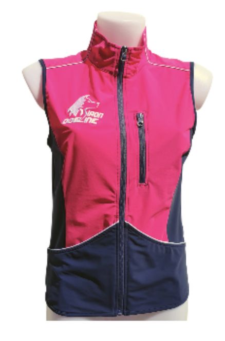 Hovedbilde Irondogline sommervest, damemodell rosa/grå